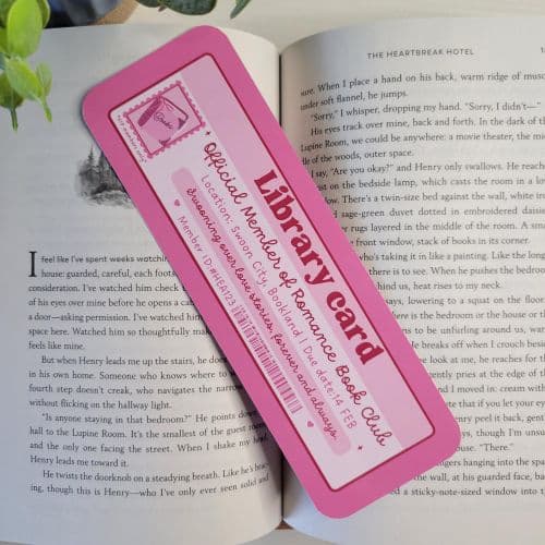 Romance Book Club Bookmark book cover